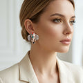 Opulent African Elephant Multicolor Stud Earrings